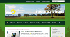 Desktop Screenshot of gruene-ml.de